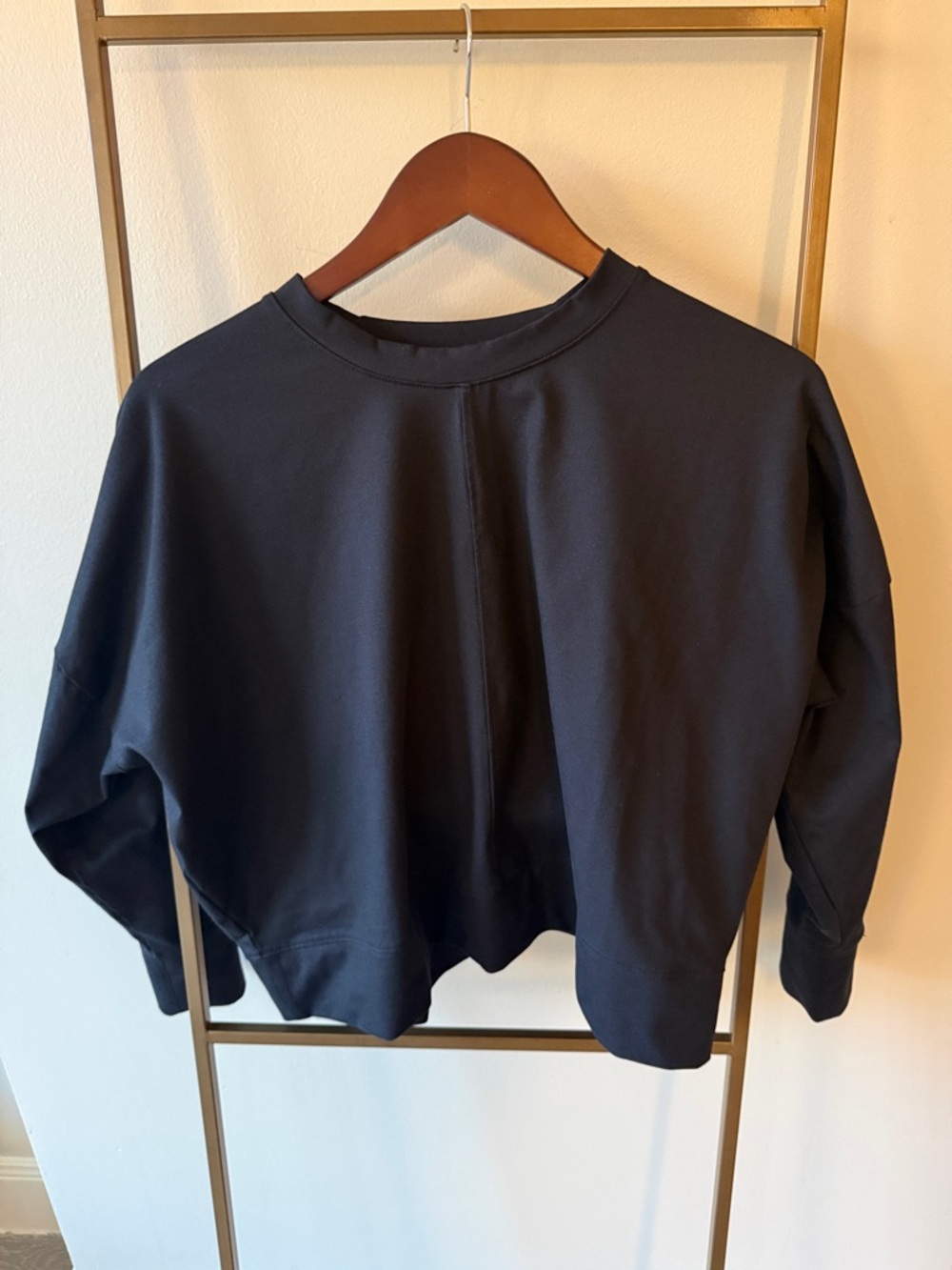 Lou & Grey Black Crewneck Sweatshirt
